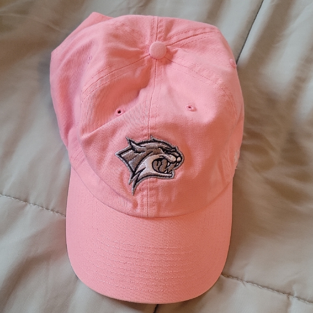 Pink Embroidered UNH Operation Hat Trick Baseball Hat